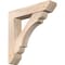Ekena Millwork Olympic Slat Smooth Bracket w/ Offset Brace, Douglas Fir, 7 1/2"W x 36"D x 36"H BKT0806X36X36OLY06SDF - alternate 1